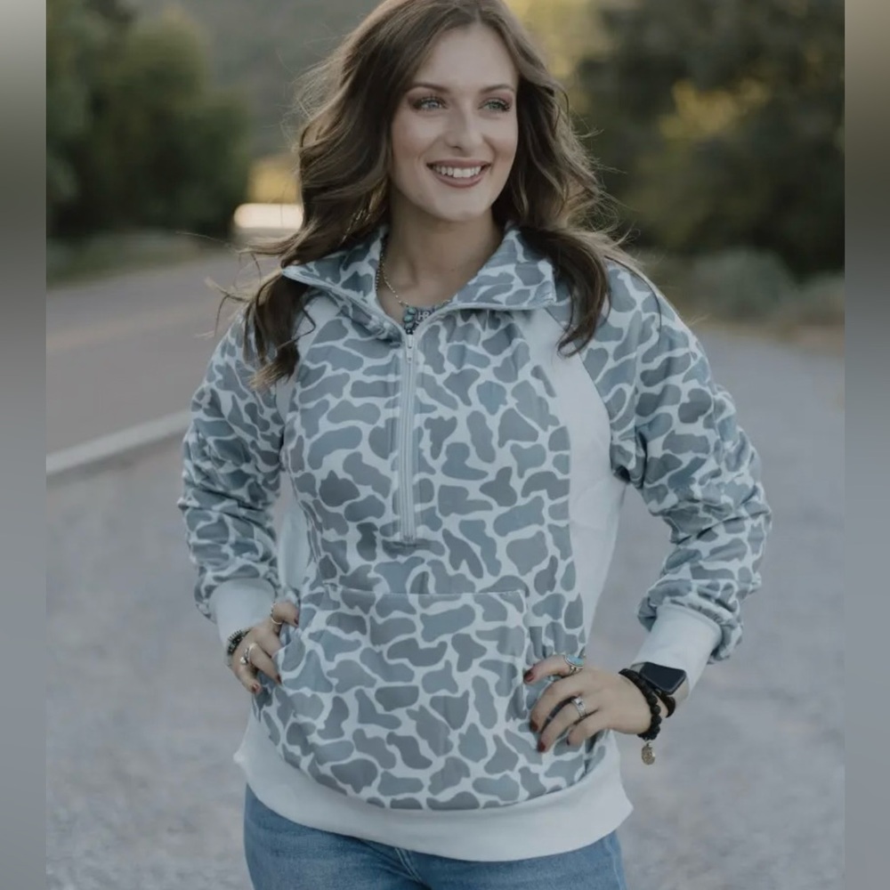 Nothing in My Way Camo Pullover